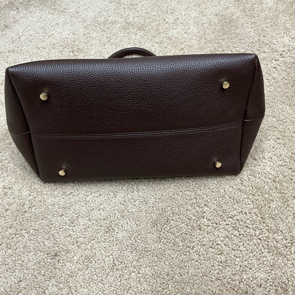 Manu Atelier Brown Leather Buckle Handbag - Picture 8 of 9